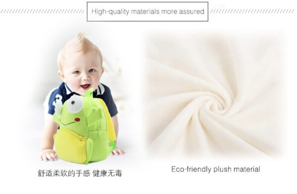 Frog Plush Toddler Backpack 7