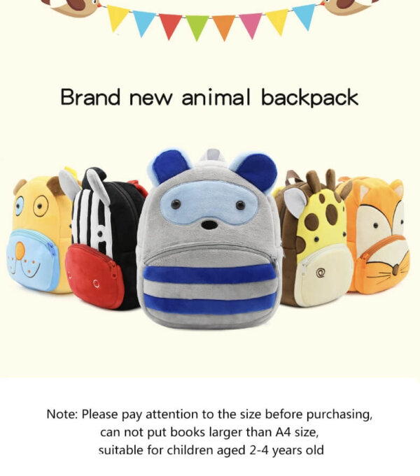 Raccoon Good Plush Toddler Backpack 8