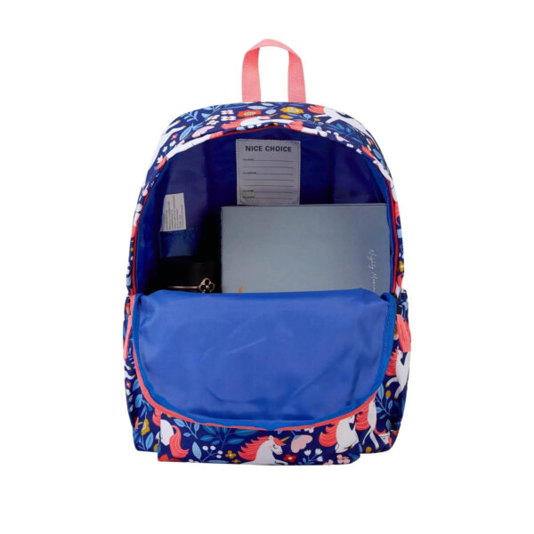 Unicorn Blue preschool backpack 7
