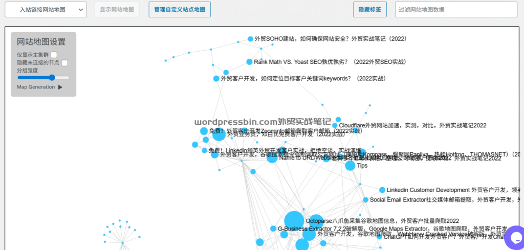 入站链接网站地图