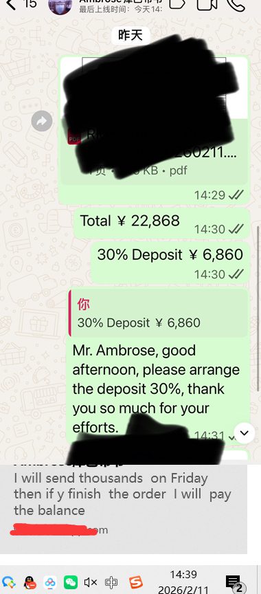 津巴布韦，高端的商战往往就是那么朴实无华，连个邮件都没有，老这么搞，感觉自己像个地皮流氓，一点专业度都没有，这单两万多，能剩将近三千，你们谁的产品利润敢有这么高，差不多13个点