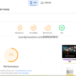 PageSpeed优化前手机端得分表现