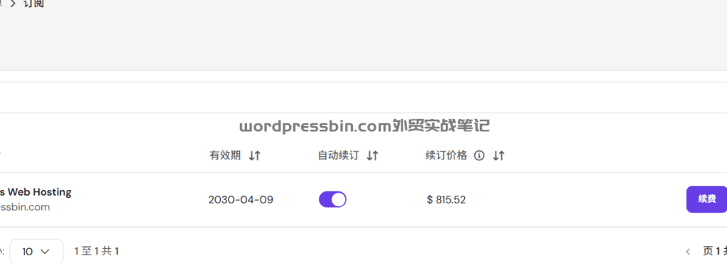 我的天老爷哦，续费800多美金，这得五六千了啊，希望第二个四年，产品独立站能起飞吧，要不然续费都没动力了